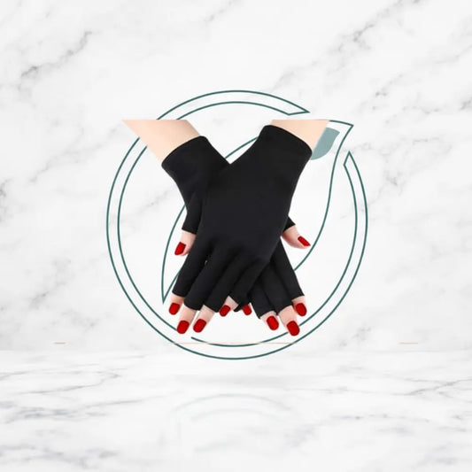 GUANTES NEGROS SIN DEDOS