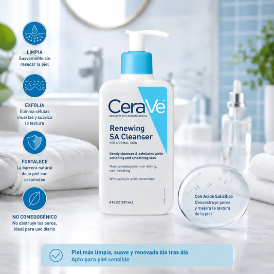 CERAVE RENEWING SA GEL LIMPIEZA 237ML