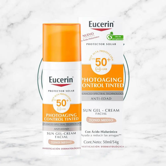 EUCERIN ANTI-EDAD SPF50+ TONO MEDIO