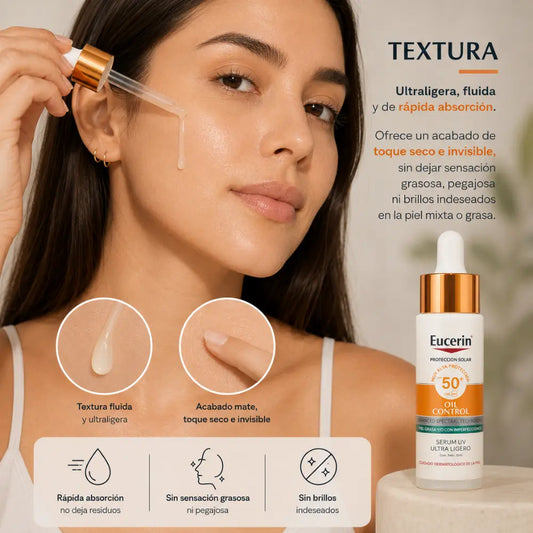 EUCERIN OIL CONTROL SERUM ULTRA LIGHT SPF50+