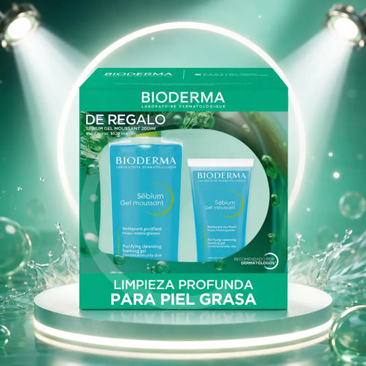 KIT SEBIUM GEL MOUSSANTE 500ML + 100ML