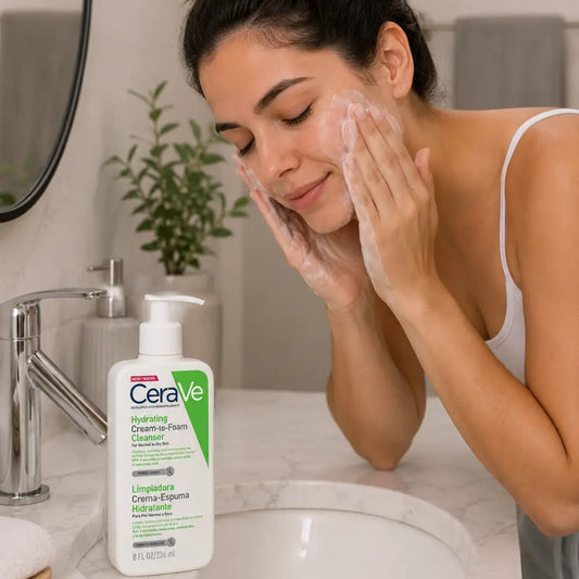 CERAVE CREMA ESPUMOSA PIEL NORMAL A SECA 236ML