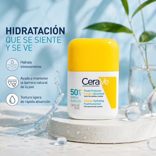 CERAVE FLUIDO PROTECTOR INVISIBLE HIDRATANTE FPS50 50ML