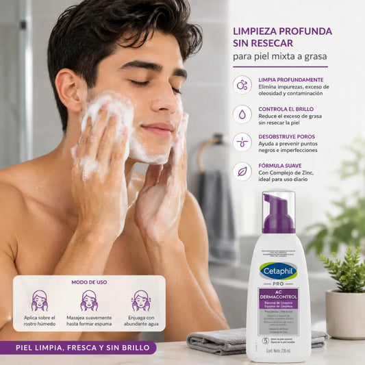CETAPHIL DERMACONTROL ESPUMA 236ML (GALDERMA)