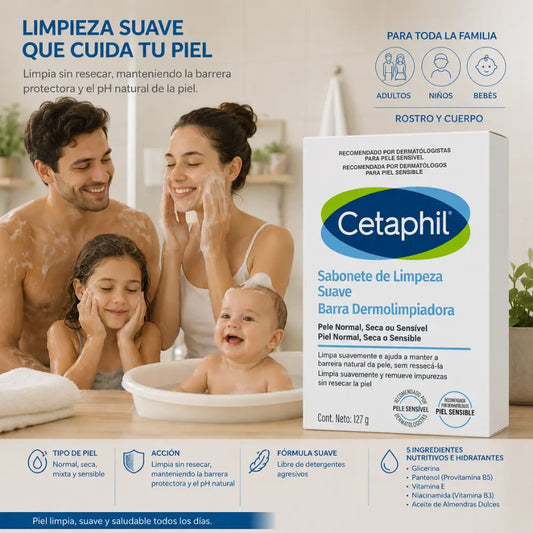 CETAPHIL BARRA LIMPIEZA SUAVE DERMOLIMPIADORA (GALDERMA
