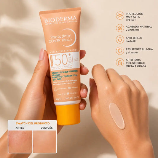 PHOTODERM COVER TOUCH CLARO SPF50 40ML NP