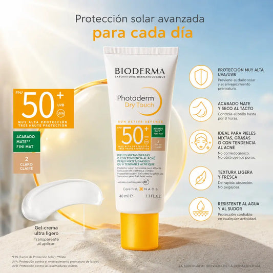 PHOTODERM TOQUE SECO MATE CLARO 40ML (BIODERMA)