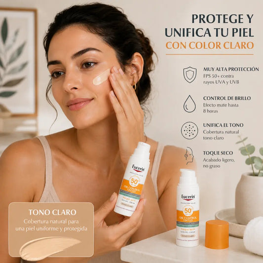 EUCERIN TOQUE SECO COLOR CLARO