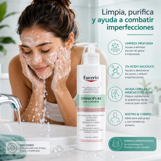 DERMOPURE GEL LIMPIADOR CONCENTRADO 400ML