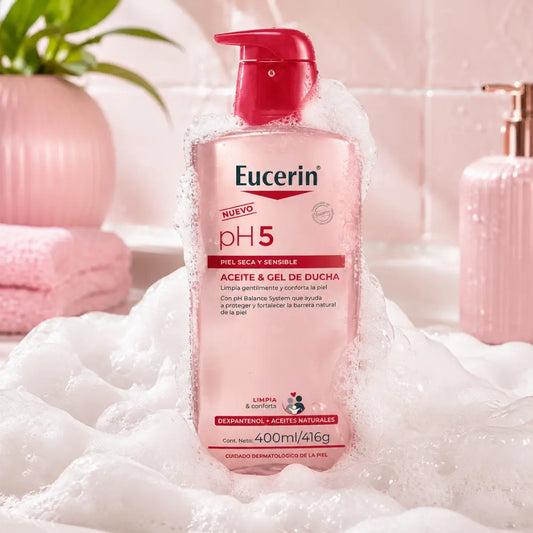 EUCERIN PH5 ACEITE Y GEL DE DUCHA PIEL SECA 400ML