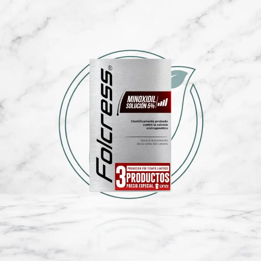 FOLCRESS MINOXIDIL 5% FCO 60 ML