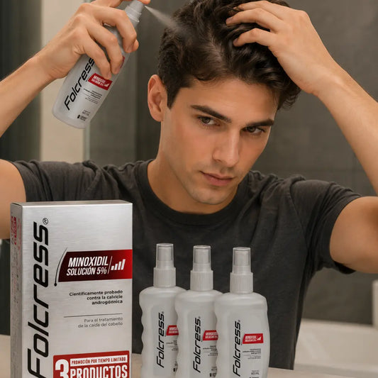 FOLCRESS MINOXIDIL 5% FCO 60 ML