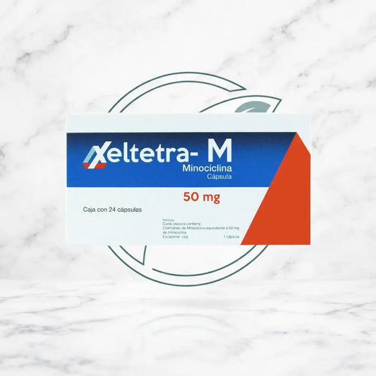 XELTETRA- M 50MG. 24 CAPSULAS