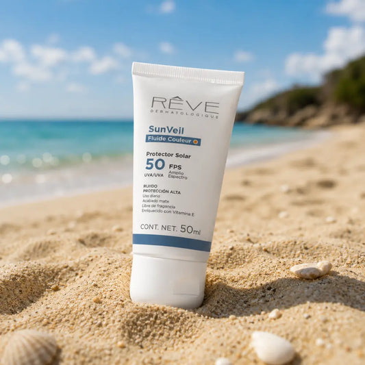 REVE SUN VEIL FLUIDO COLOR SPF50