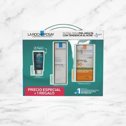 KIT EFFACLAR AZ+ MICROEXFOLIANTE 15ML+ UV MUNE FLUIDO 50ML