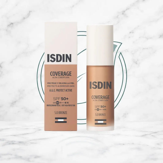 COVERAGE ISDIN MAQUILLAJE TONO 5 BRONZE  SPF50 30G
