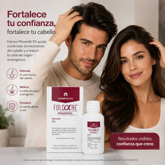FOLCARE SOLUCIÓN MINOXIDIL 5%  60ML