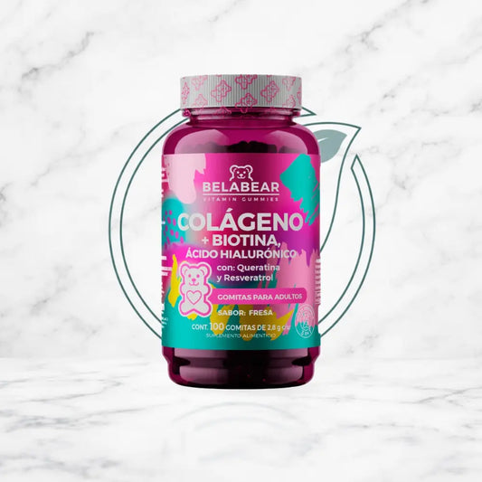GOMITAS COLAGENO+BIOTINA+ACIDO HIALURONICO 100 GOMITAS